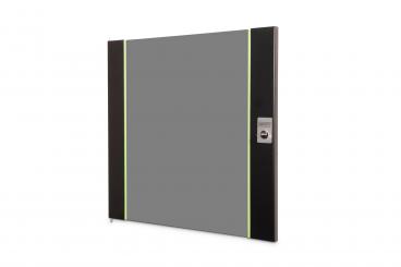 Glass front door for 19" 12U wall-mounted enclosure Unique series 