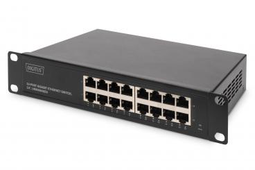 16-Port Gigabit Switch, 10 inch, Unmanaged 