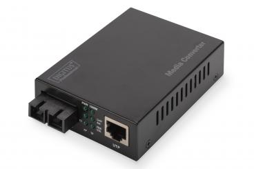 Gigabit Media Converter, RJ45 / SC 