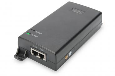 Gigabit Ethernet PoE Ultra Injector, 802.3af/at, 60 W 