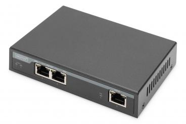2 Port Gigabit 4PPoE Extender, 802.3at, 60 W 