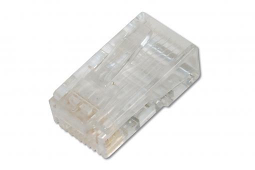 CAT 6 Modular plugs for round cable, unshielded, Pass through connector 