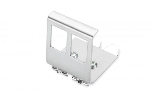 DIN-Rail Adapter for 2x Keystone module 