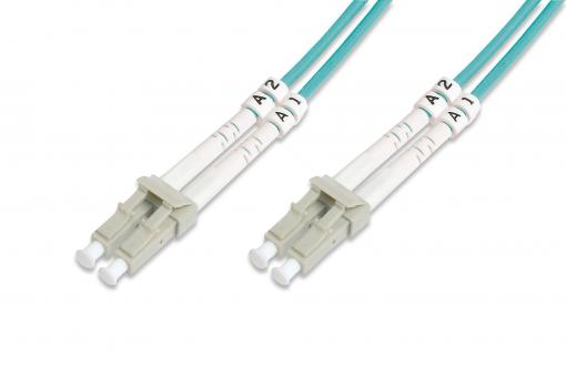 Fiber Optic Multimode Patch Cord, OM 3, LC / LC 