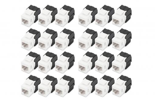 CAT 6 Keystone Jack, unshielded - 24 pieces 